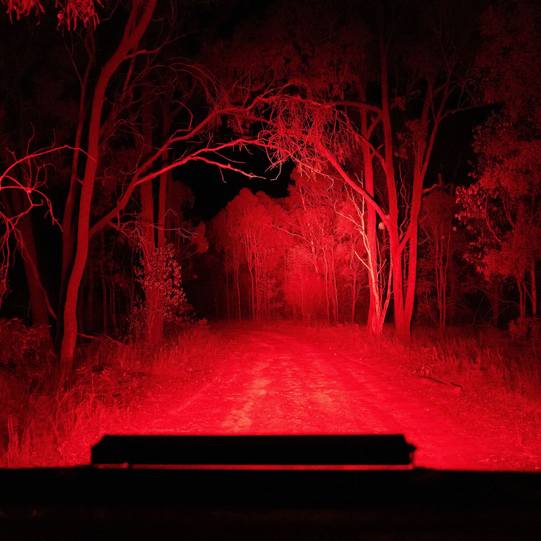 HuntLite 21″ LED Hunting Light Bar – Single Row Red