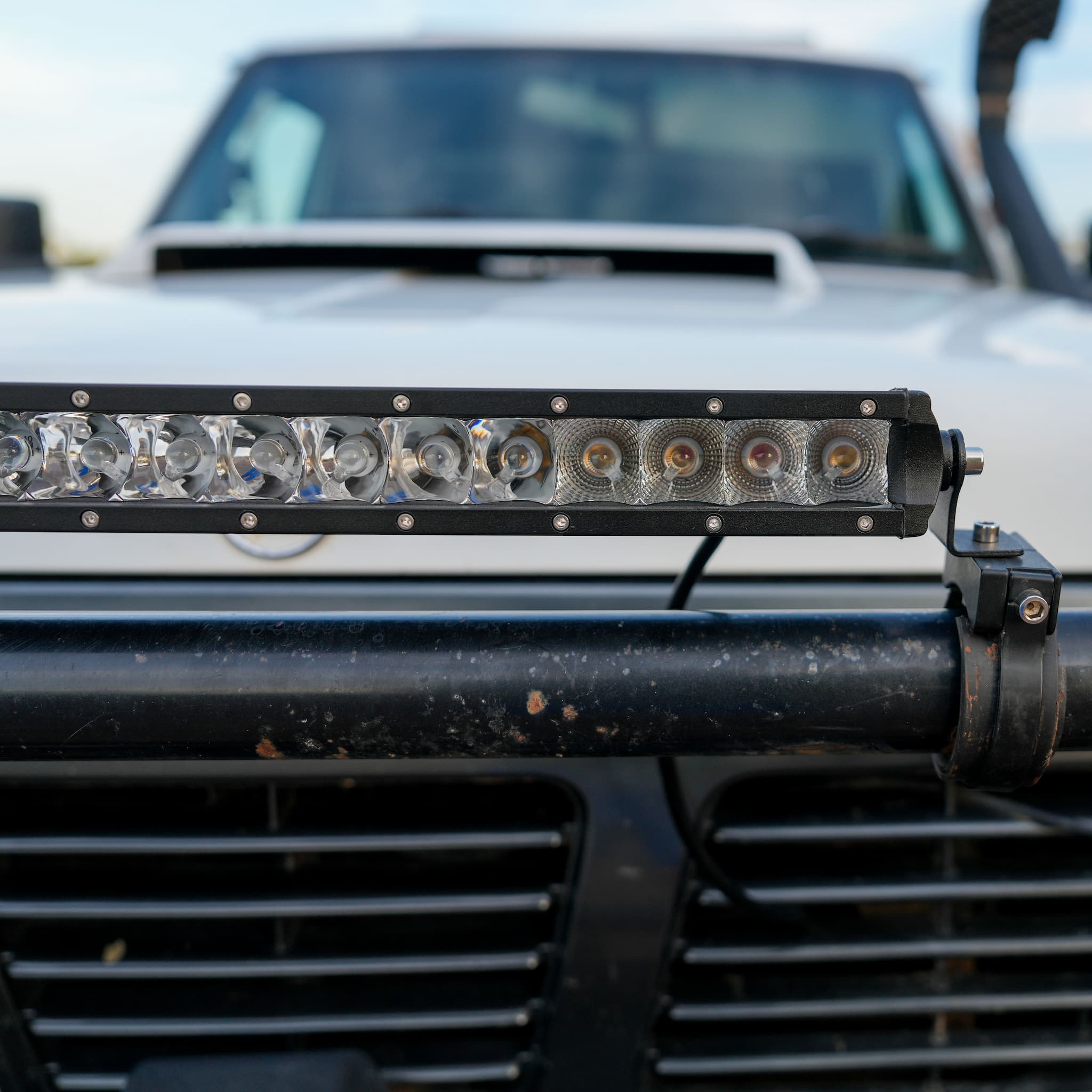 HuntLite 21″ LED Hunting Light Bar – Single Row Red