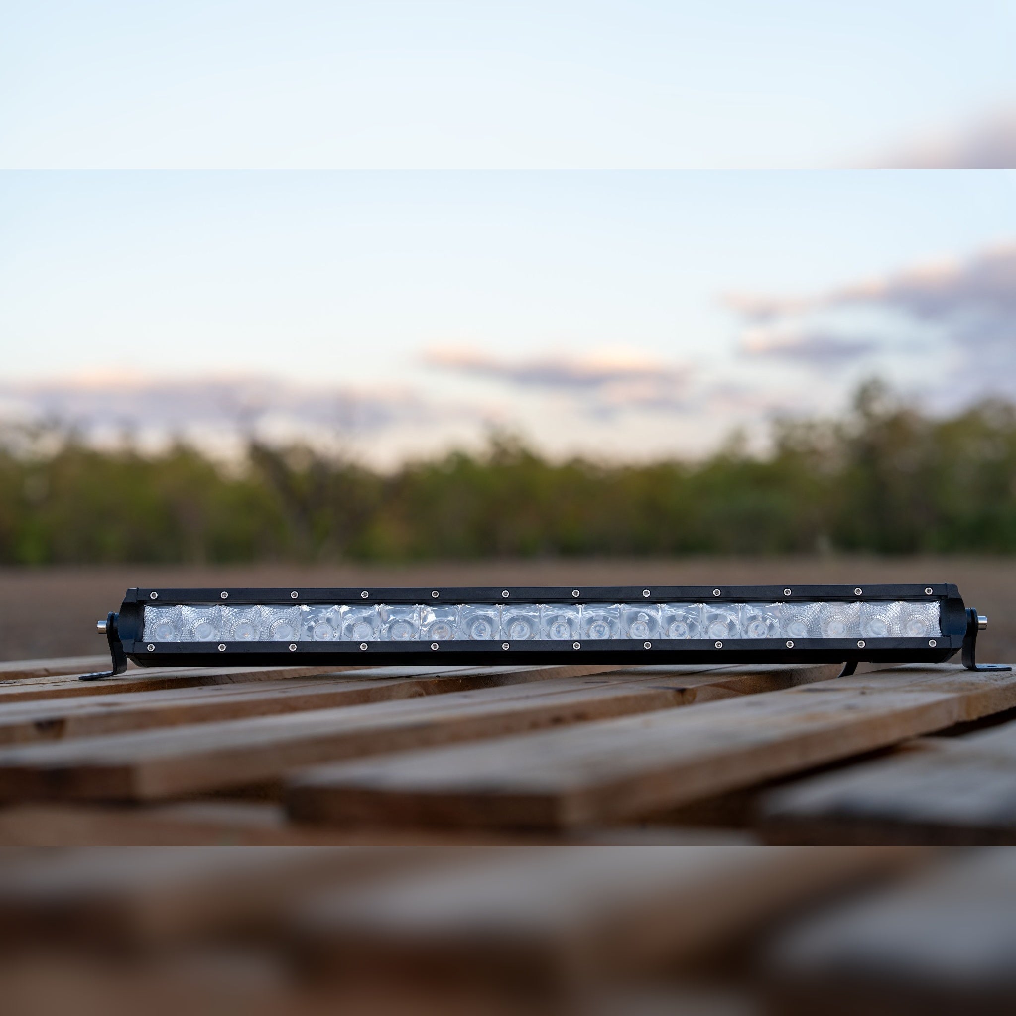 HuntLite 21″ LED Hunting Light Bar – Single Row Red