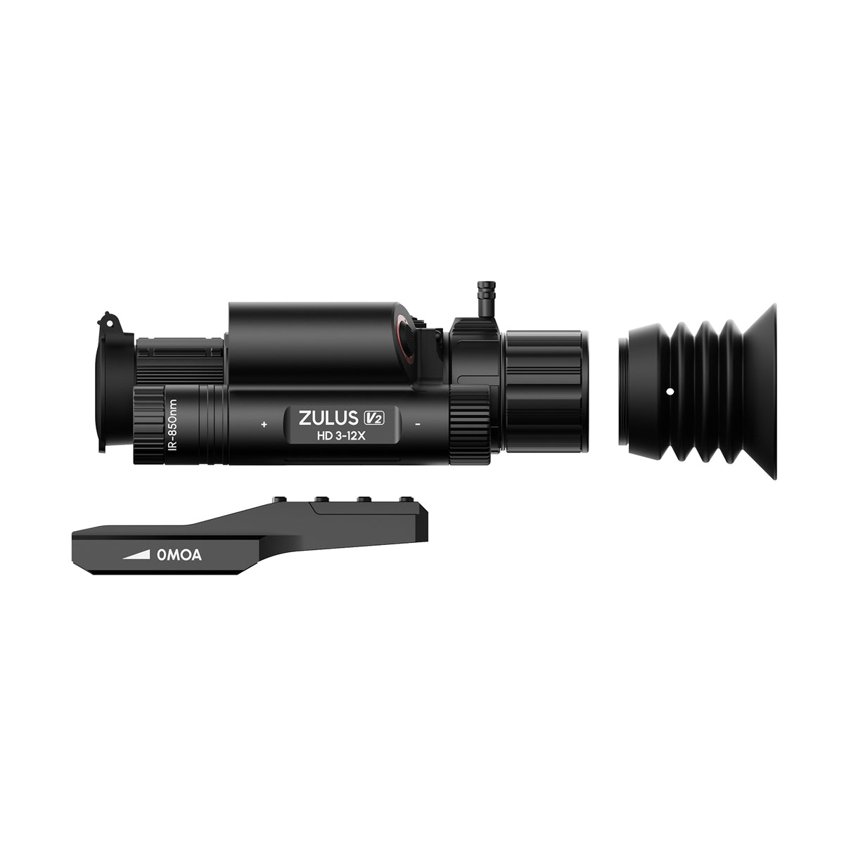 DNT ZULUS HD V2 ZHD312R 3–12× Digital Night Vision Scope