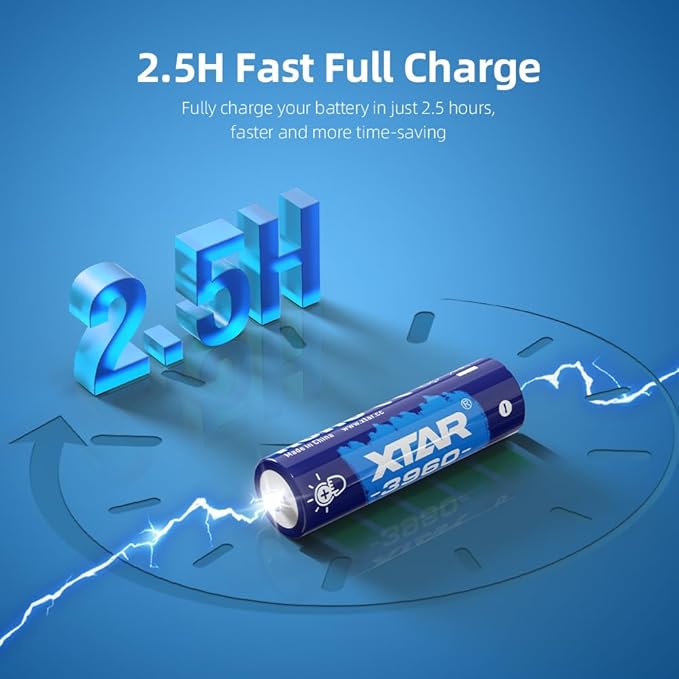 XTAR AA 1.5V 3960 Lithium Rechargeable Battery (Pack of 4)