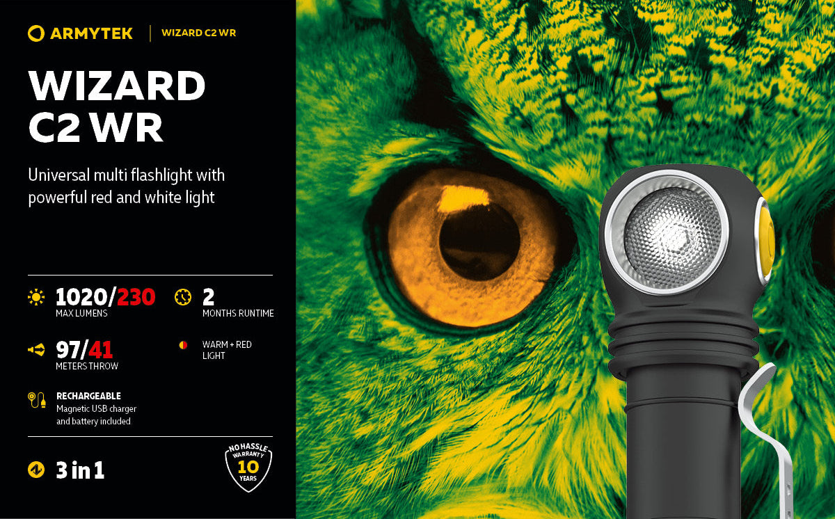 Armytek Wizard C2 WR Magnet USB (Warm Light)
