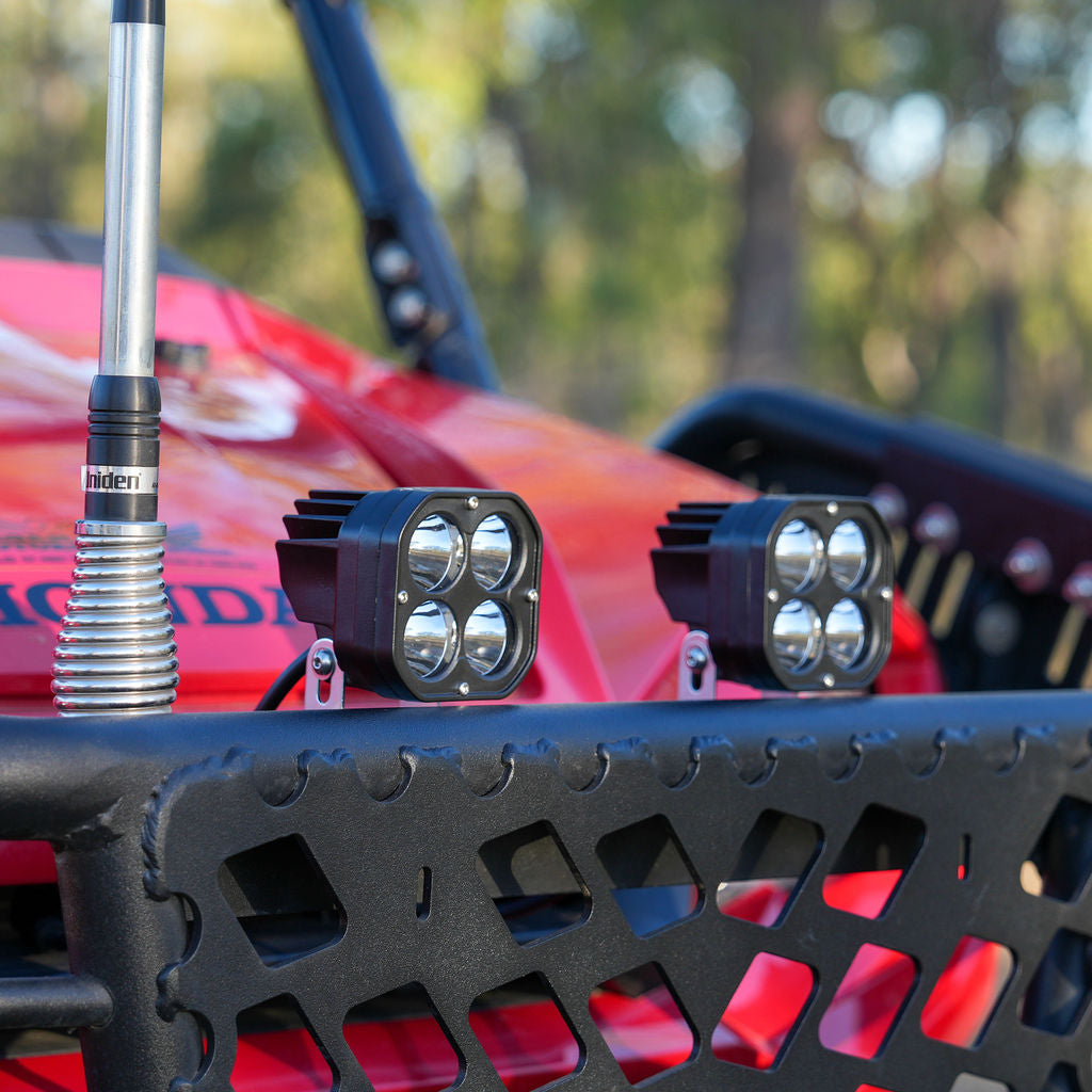 HuntLite 2″ Straight Red Combination Spot & Flood Beam Work Lights
