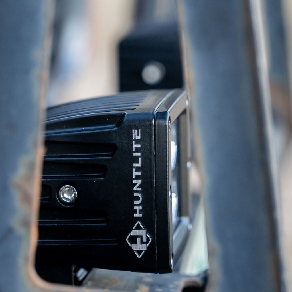 HuntLite 2″ Red Only Spread Beam Work Lights