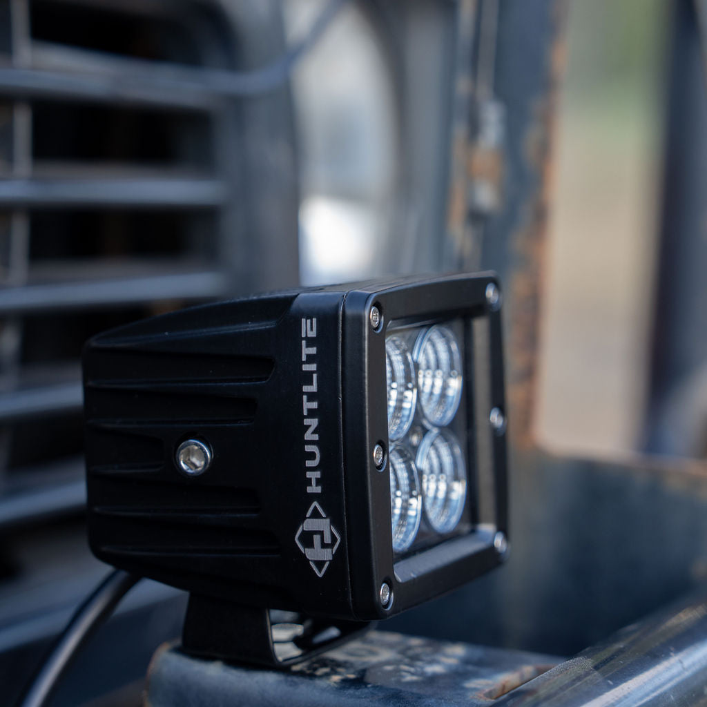 HuntLite 2″ Red Only Spread Beam Work Lights
