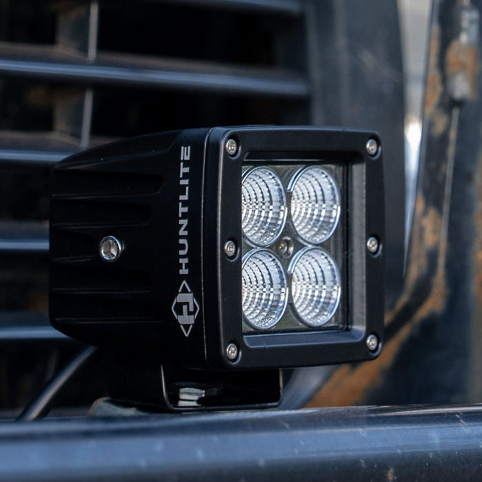 HuntLite 2″ Red Only Spread Beam Work Lights