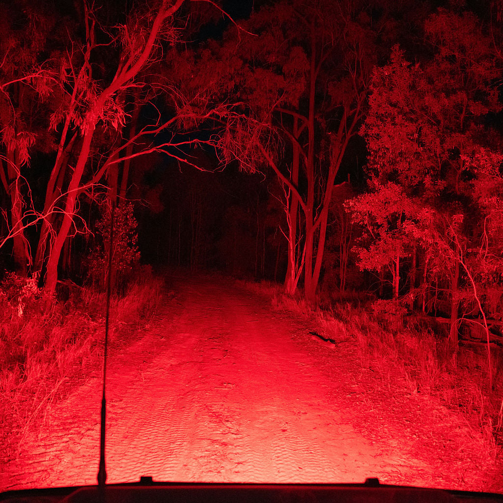 HuntLite 2″ Red Only Spread Beam Work Lights
