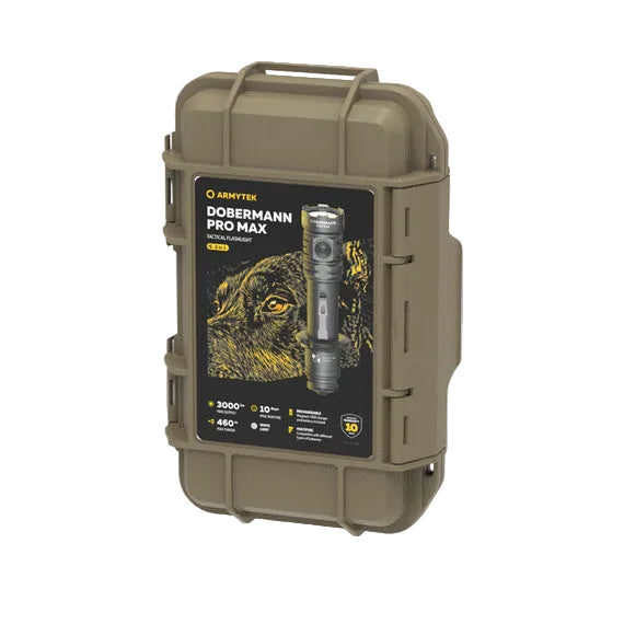 Armytek Dobermann Pro Max Tactical Flashlight - White Light