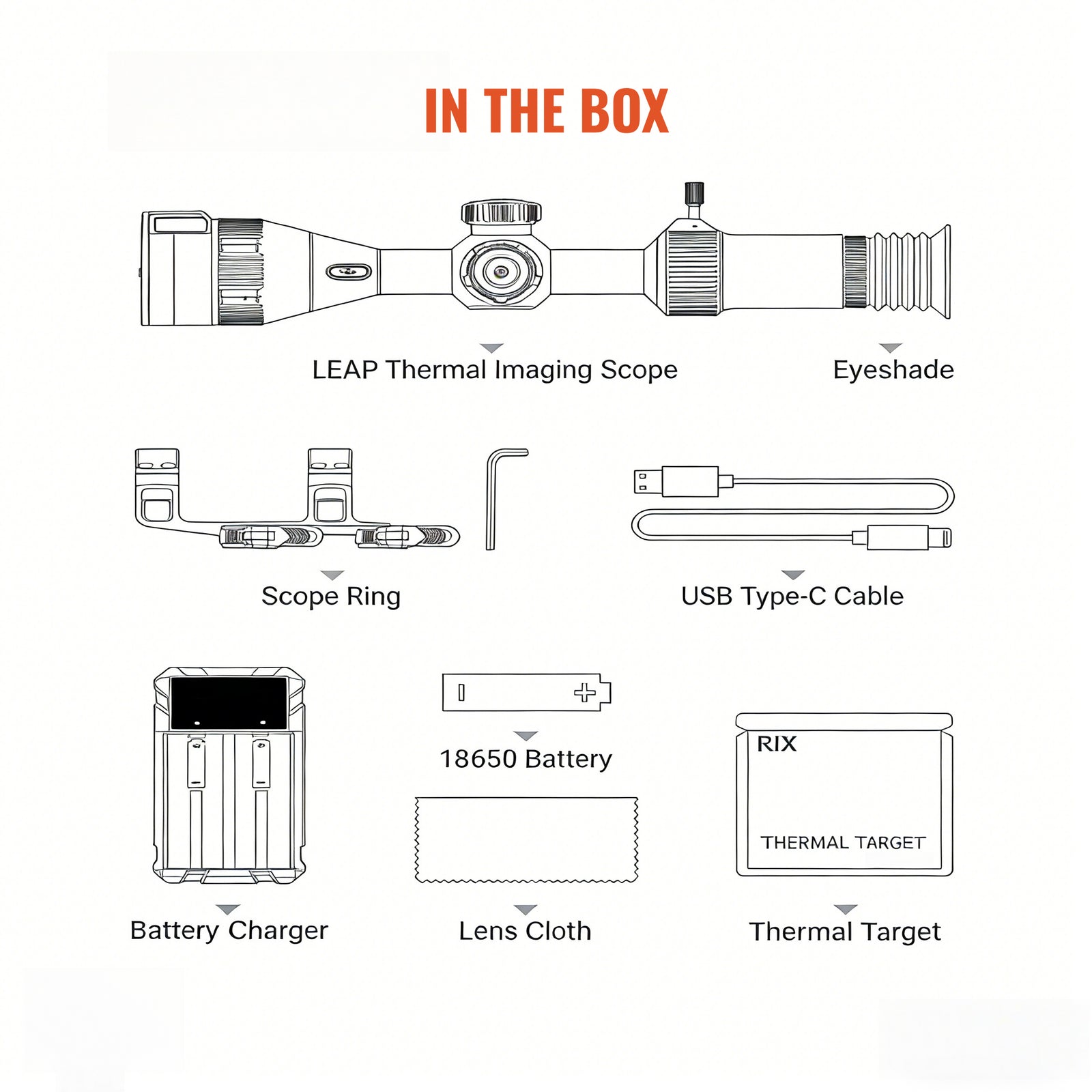 Rix LEAP L3R Thermal Scope (384px, LRF)
