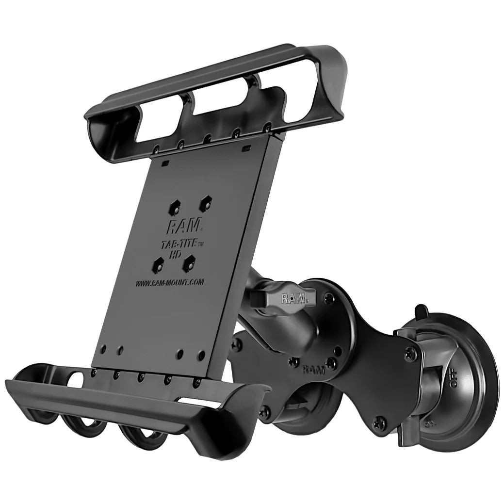 RAM-B-189-TAB8U dual suction iPad mount for pest control vehicles