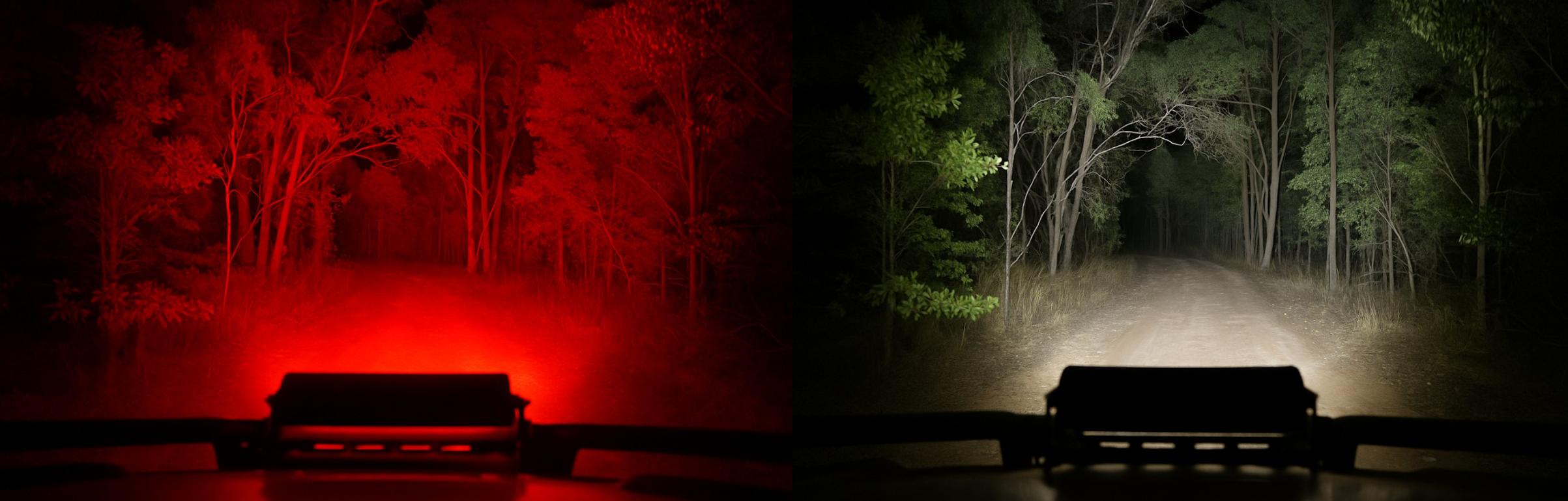 HuntLite 22″ Dual Row Hunting Lightbar – Red or Red/White