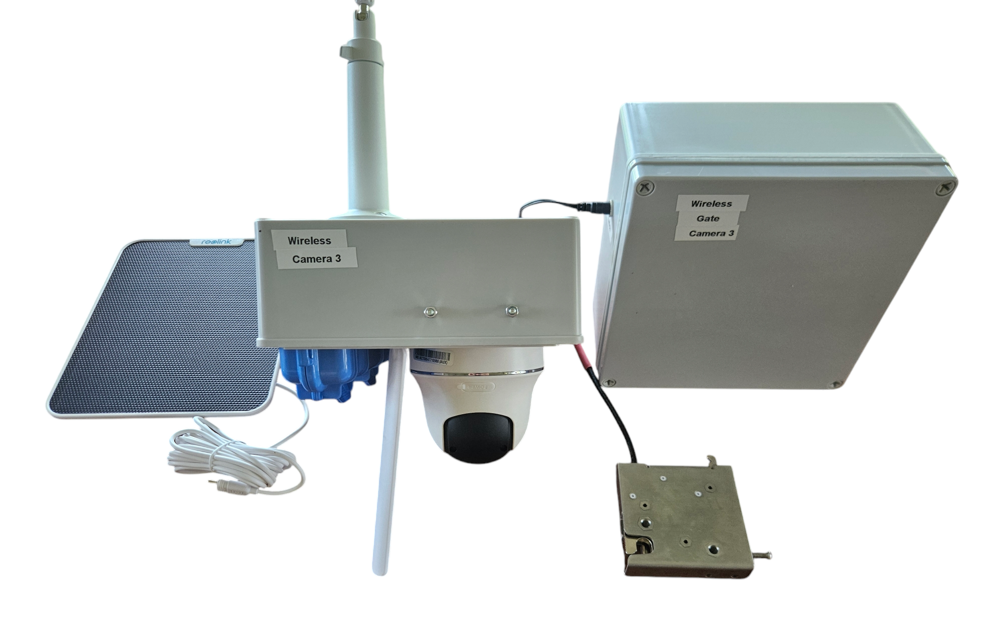 DIY Cellular Camera and Latch Setup Only