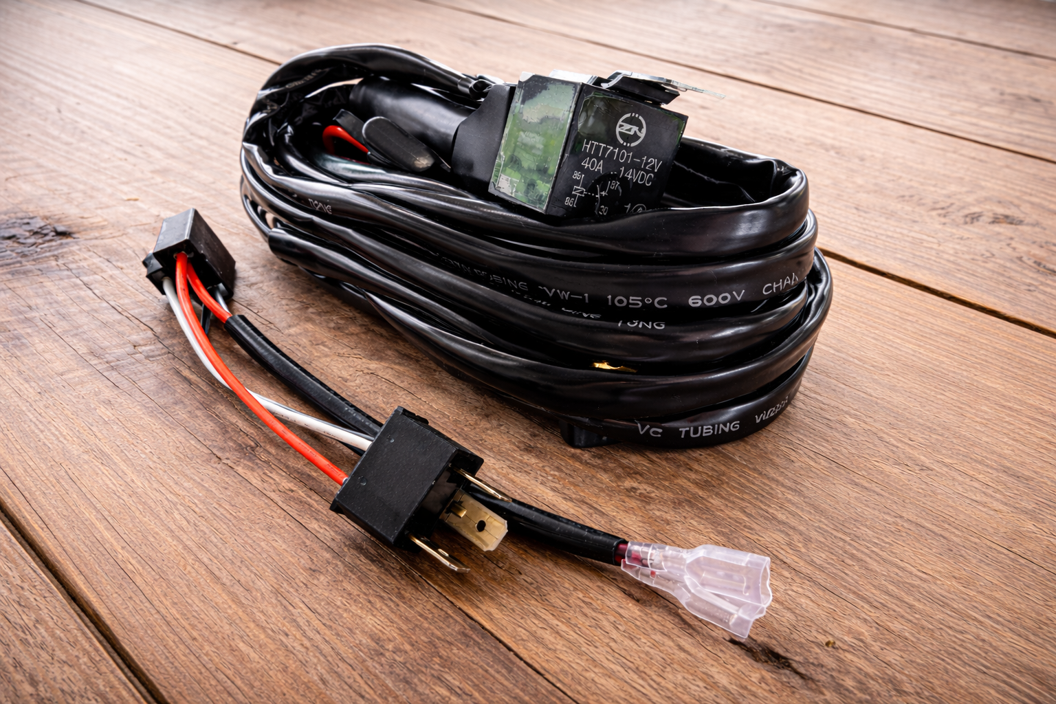 HuntLite Plug-and-Play Wiring Loom – Dual & Single Row Light Bars