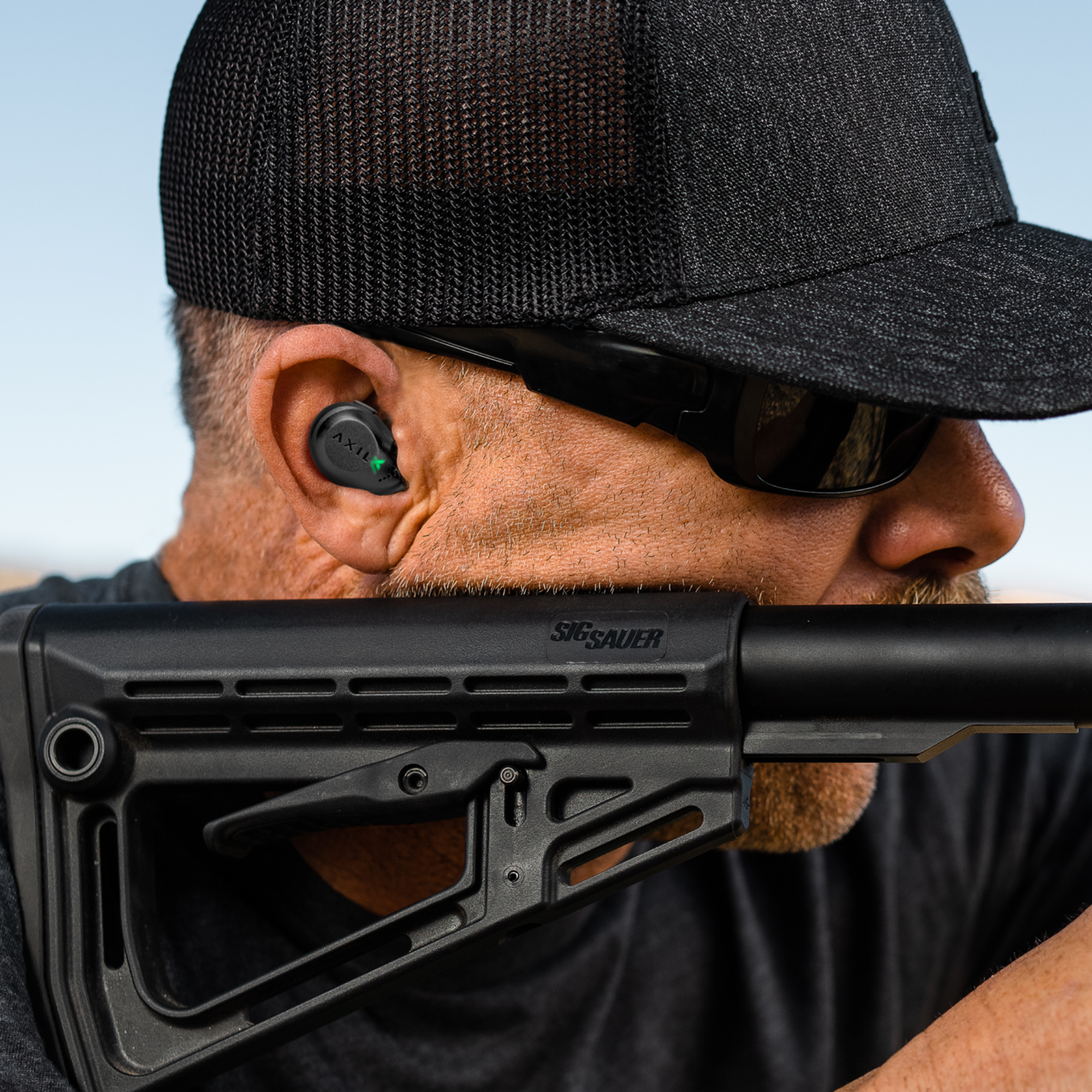 AXIL XCOR PRO Electronic Shooting Earbuds with Bluetooth & Hearing Enhancement