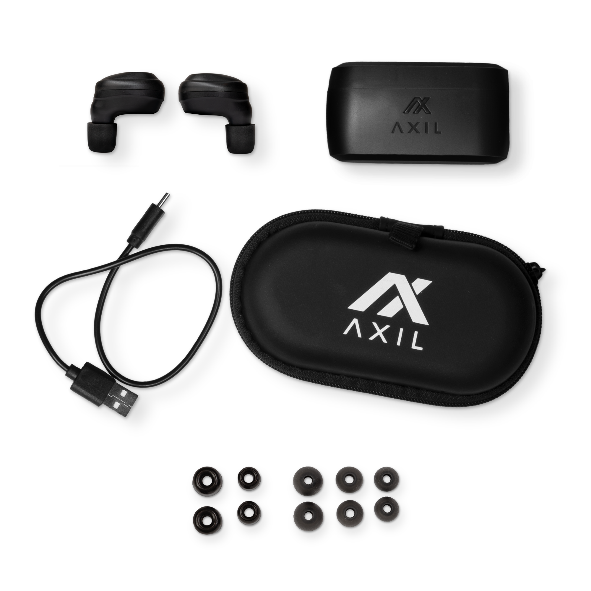 AXIL XCOR PRO Electronic Shooting Earbuds with Bluetooth & Hearing Enhancement