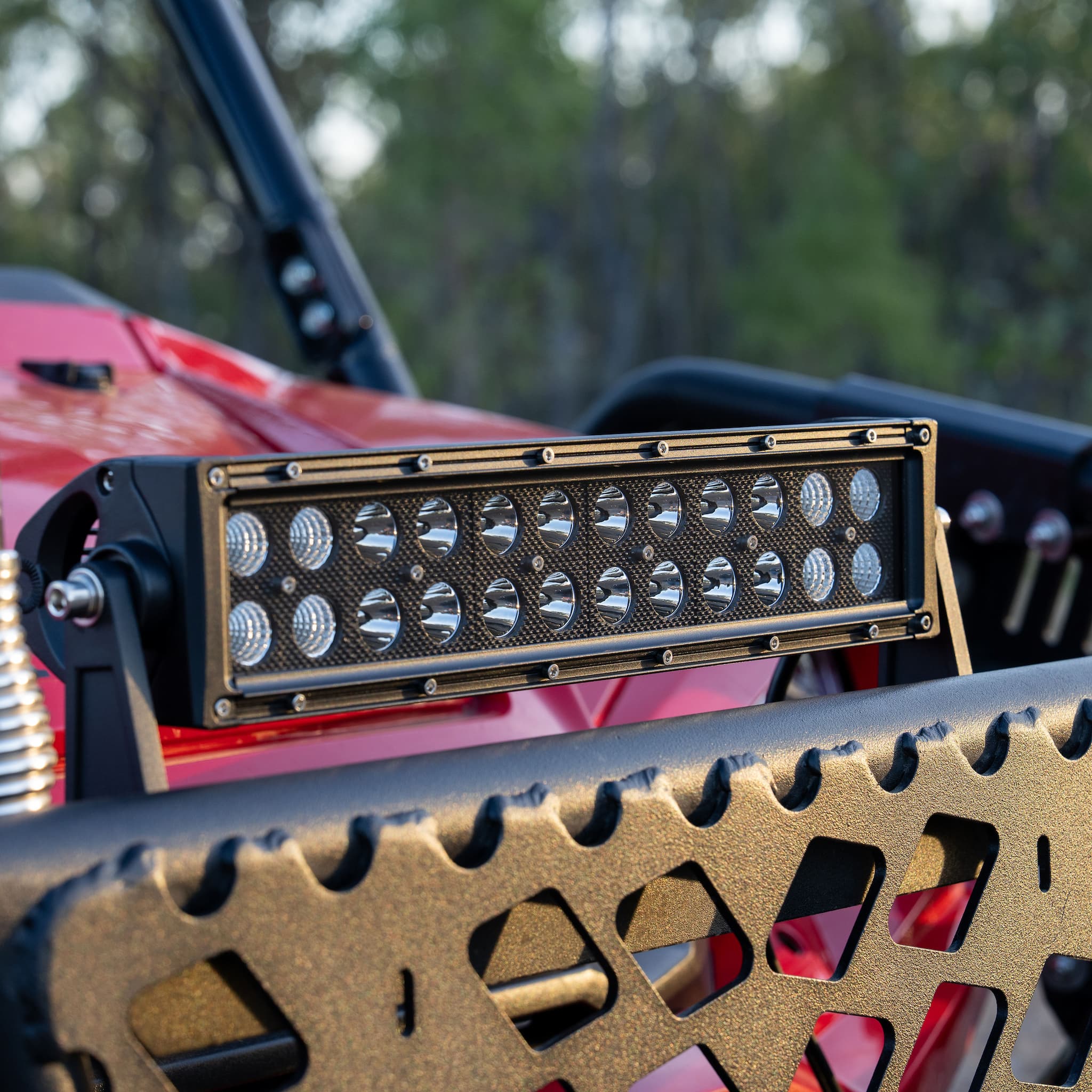 HuntLite 14″ Dual Row Hunting Lightbar – Red, Green/White or Red/White