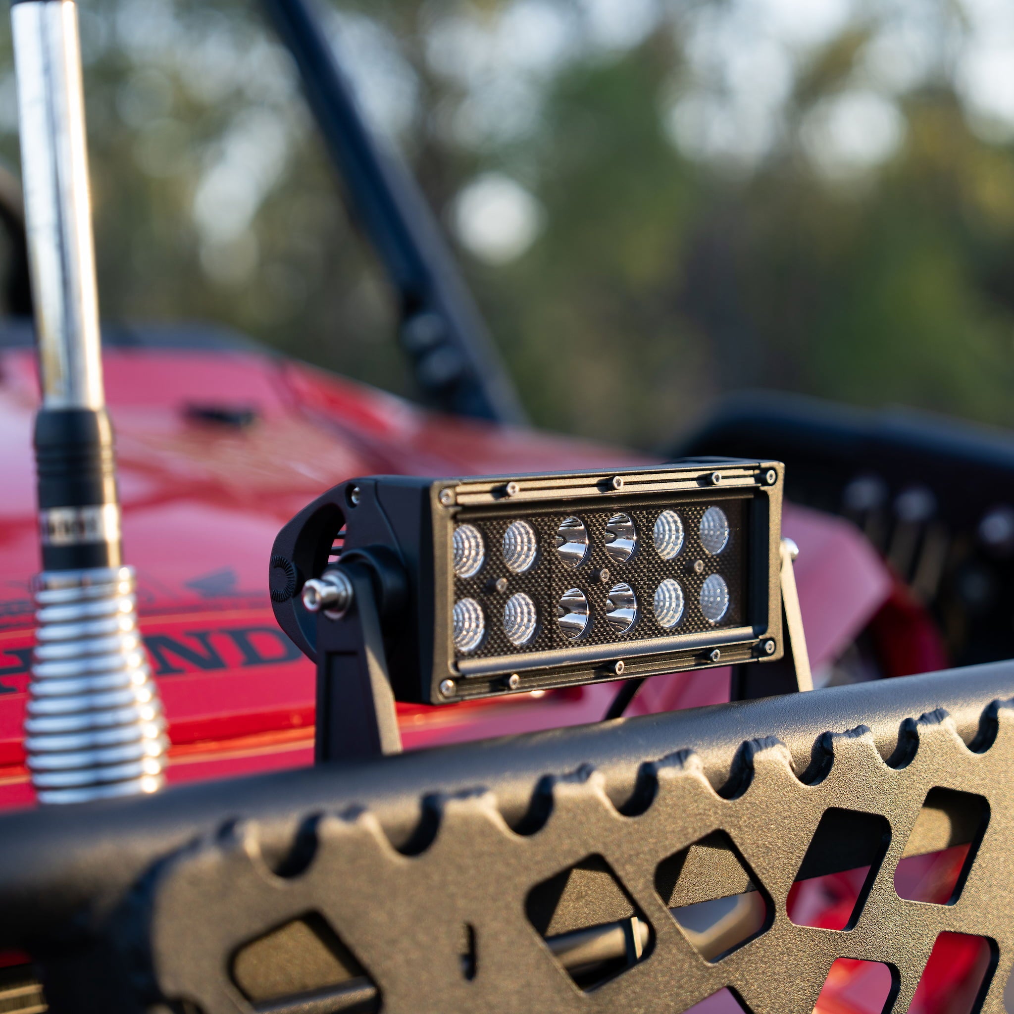 HuntLite 8″ Dual Row Hunting Lightbar – Red or Red/White