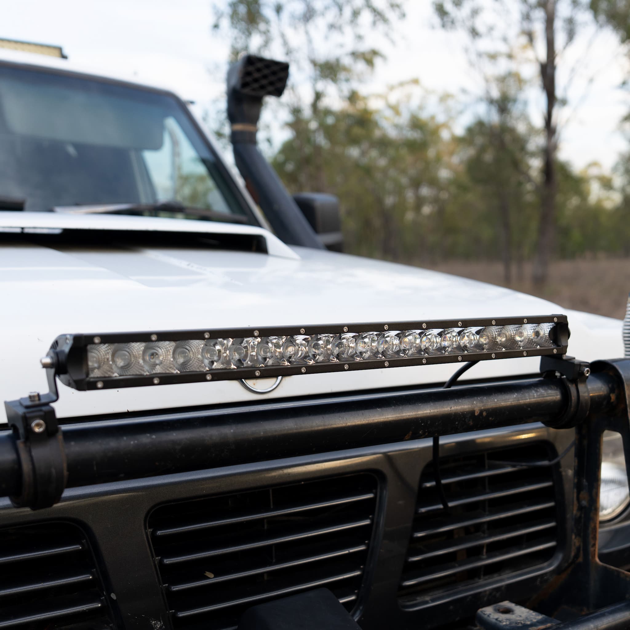 HuntLite 21″ LED Hunting Light Bar – Single Row Red