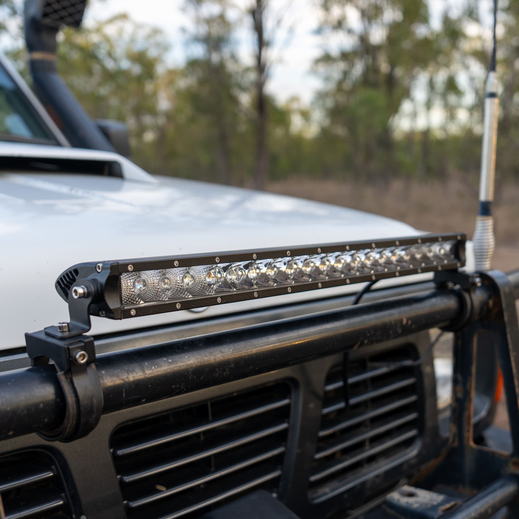 HuntLite 21″ LED Hunting Light Bar – Single Row Red
