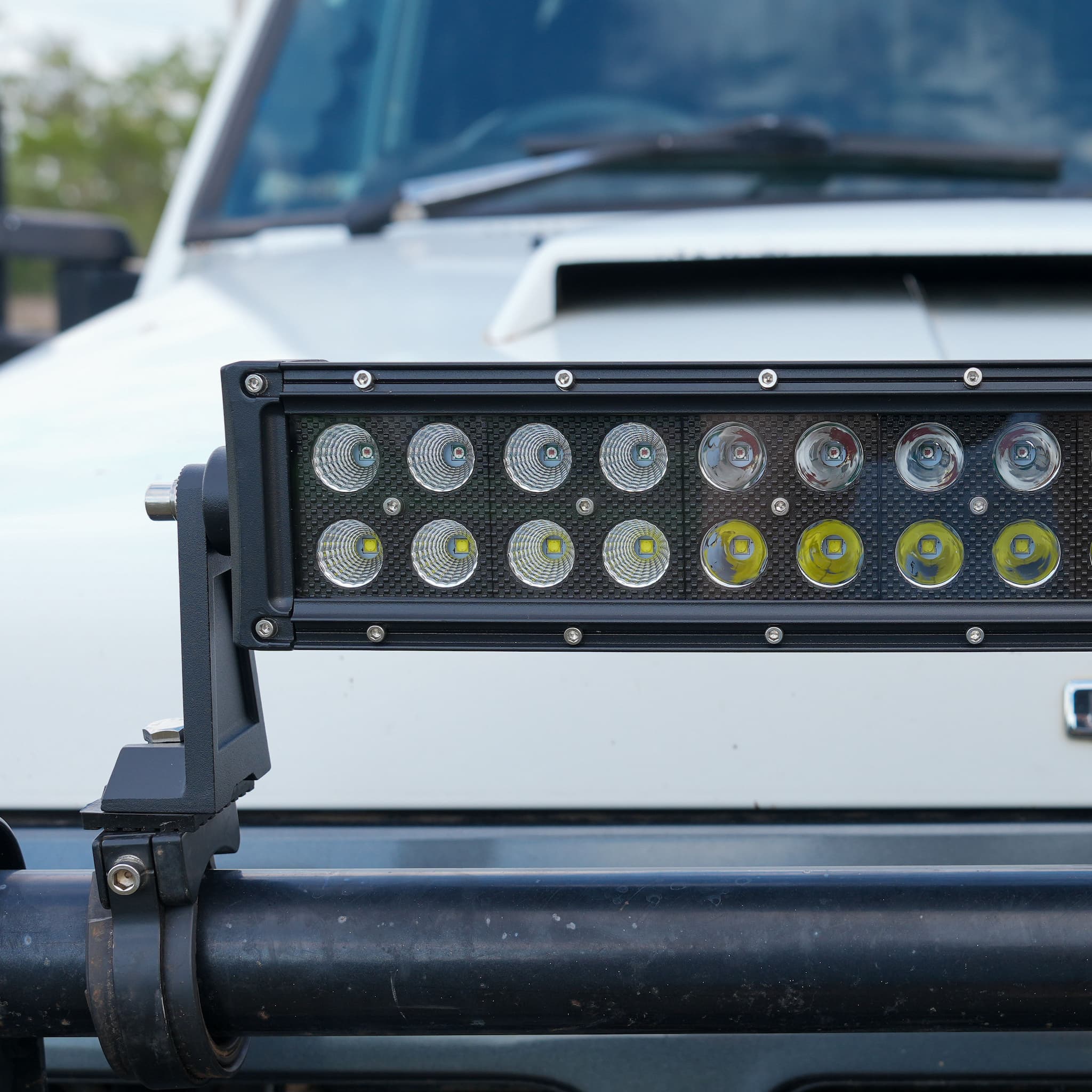 HuntLite 22″ Red or Red/White LED Hunting Light Bar – Dual Row