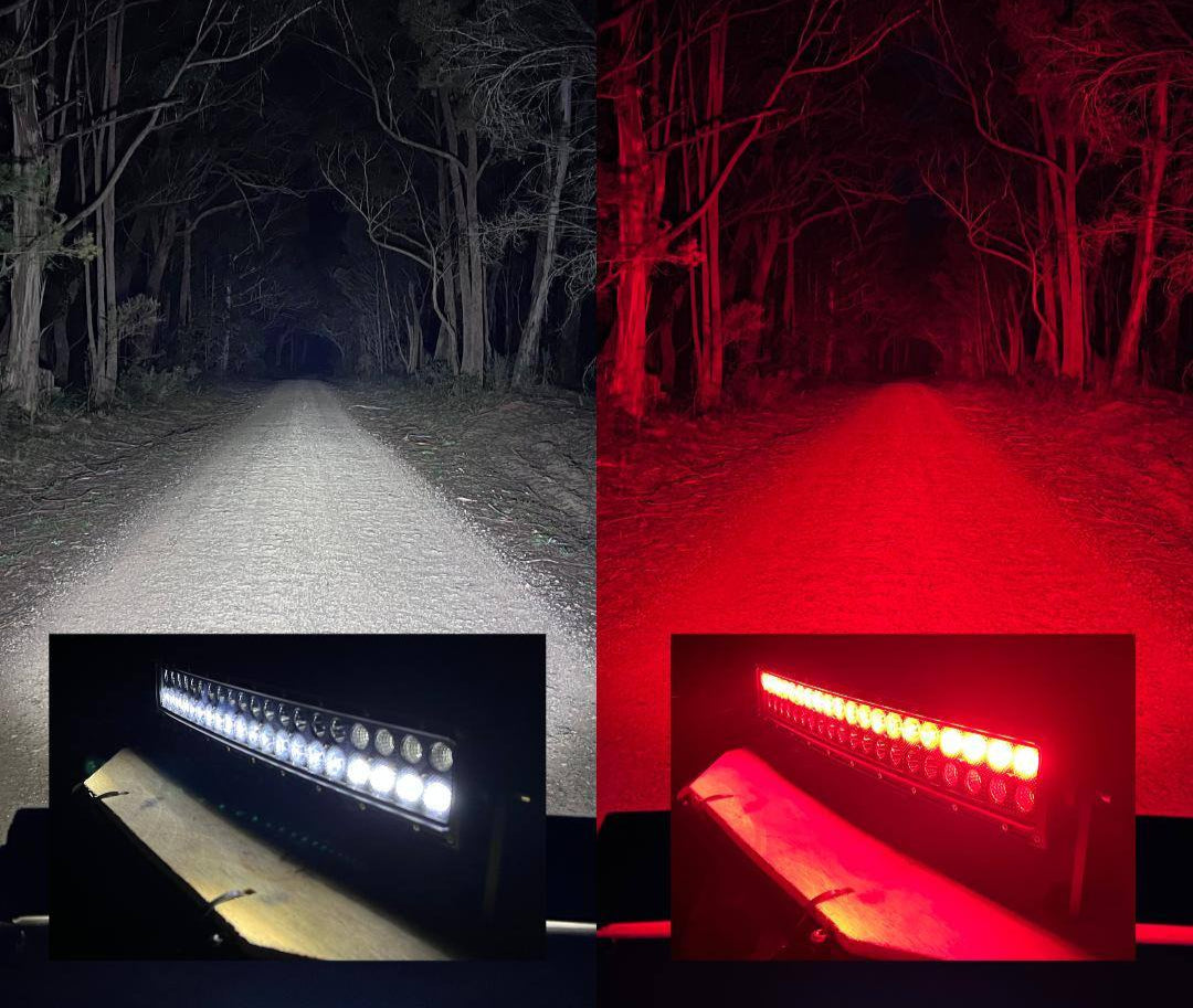 HuntLite 22″ Dual Row Hunting Lightbar – Red or Red/White