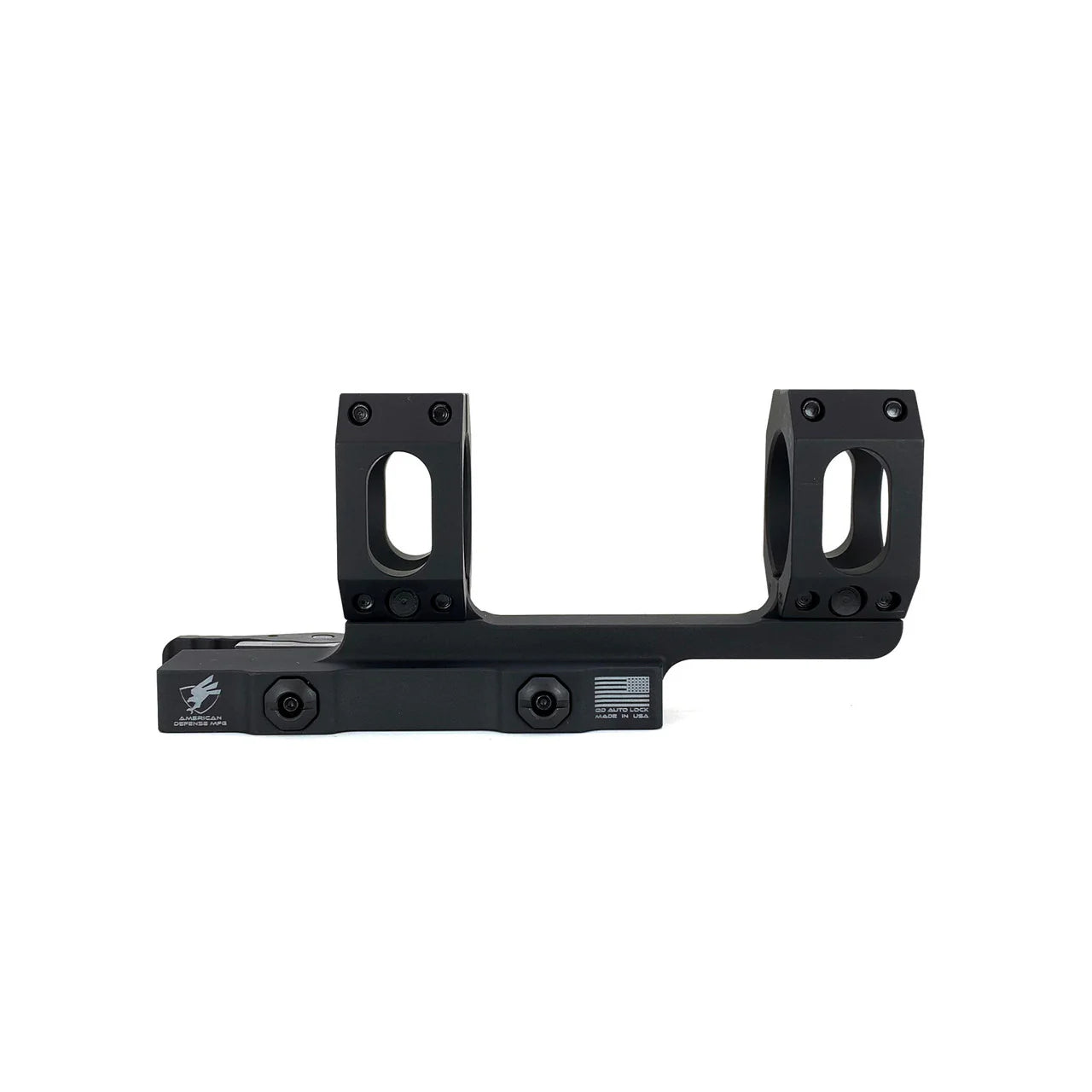 American Defense Manufacturing AD-RECON-30-STD 30mm quick-detach scope mount with QD Auto Lock lever system.