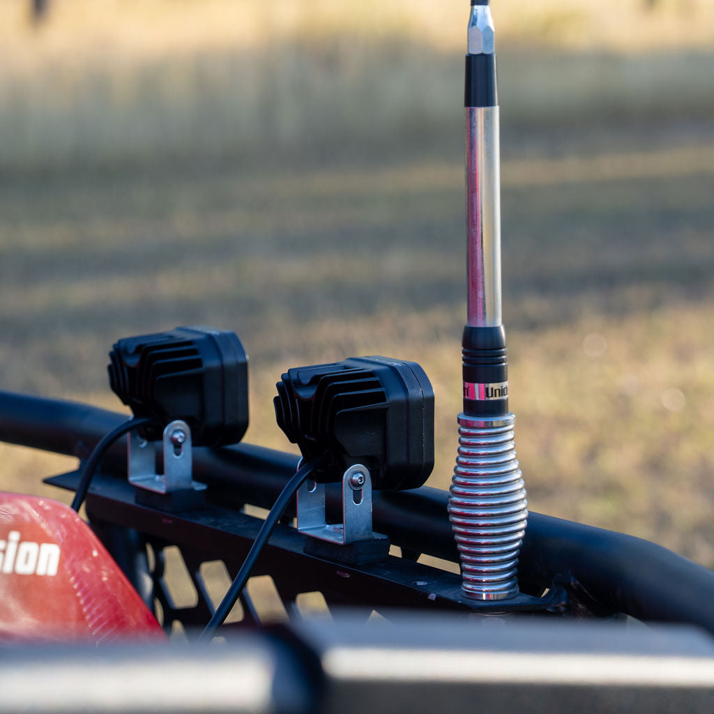 HuntLite 2″ Straight Red Combination Spot & Flood Beam Work Lights
