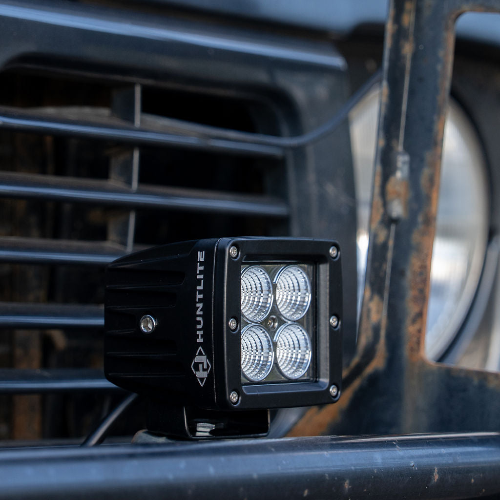 HuntLite 2″ Red Only Spread Beam Work Lights