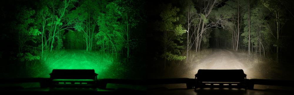 HuntLite 14″ Dual Row Hunting Lightbar – Red, Green/White or Red/White