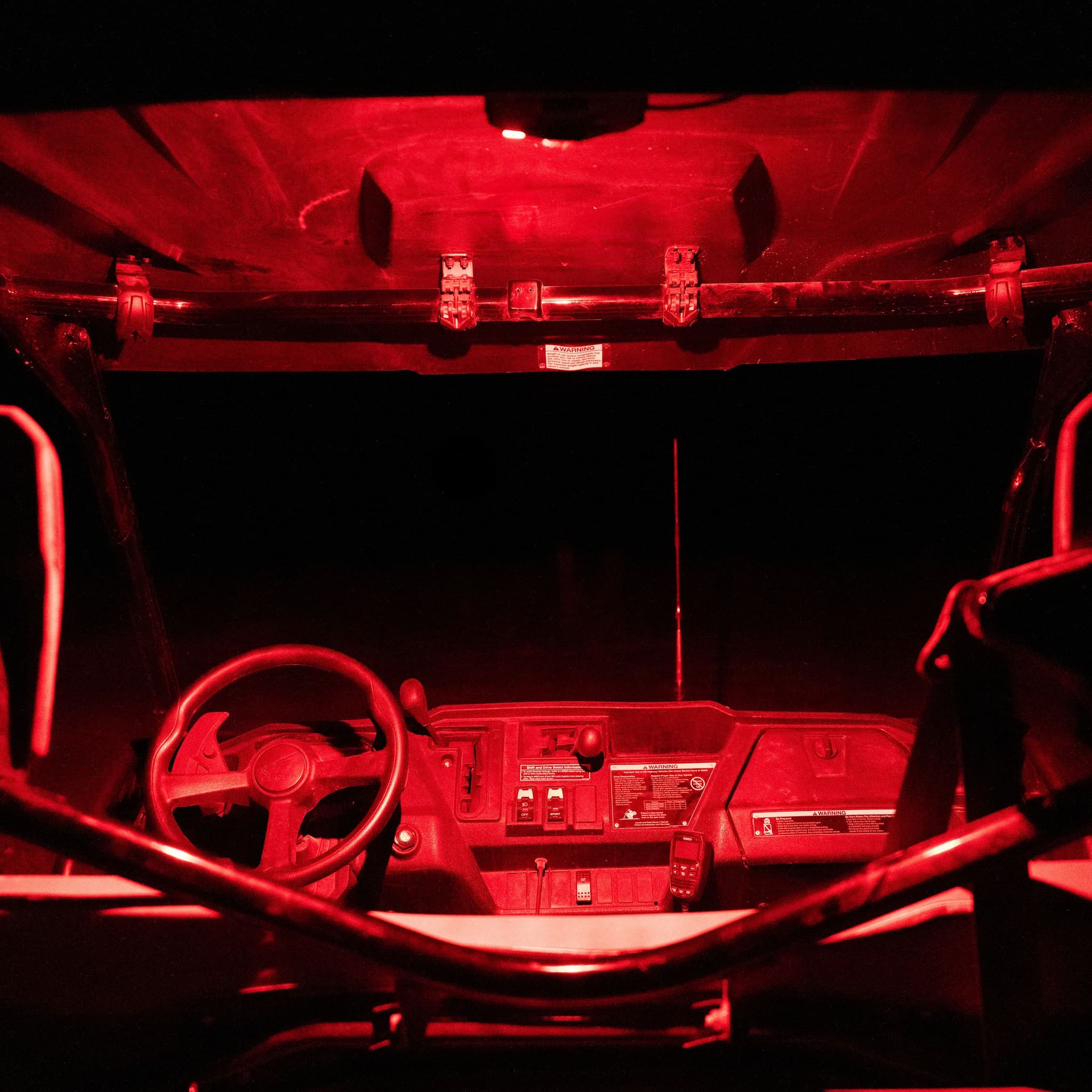 HuntLite Compact Wired Red & White LED Interior Light