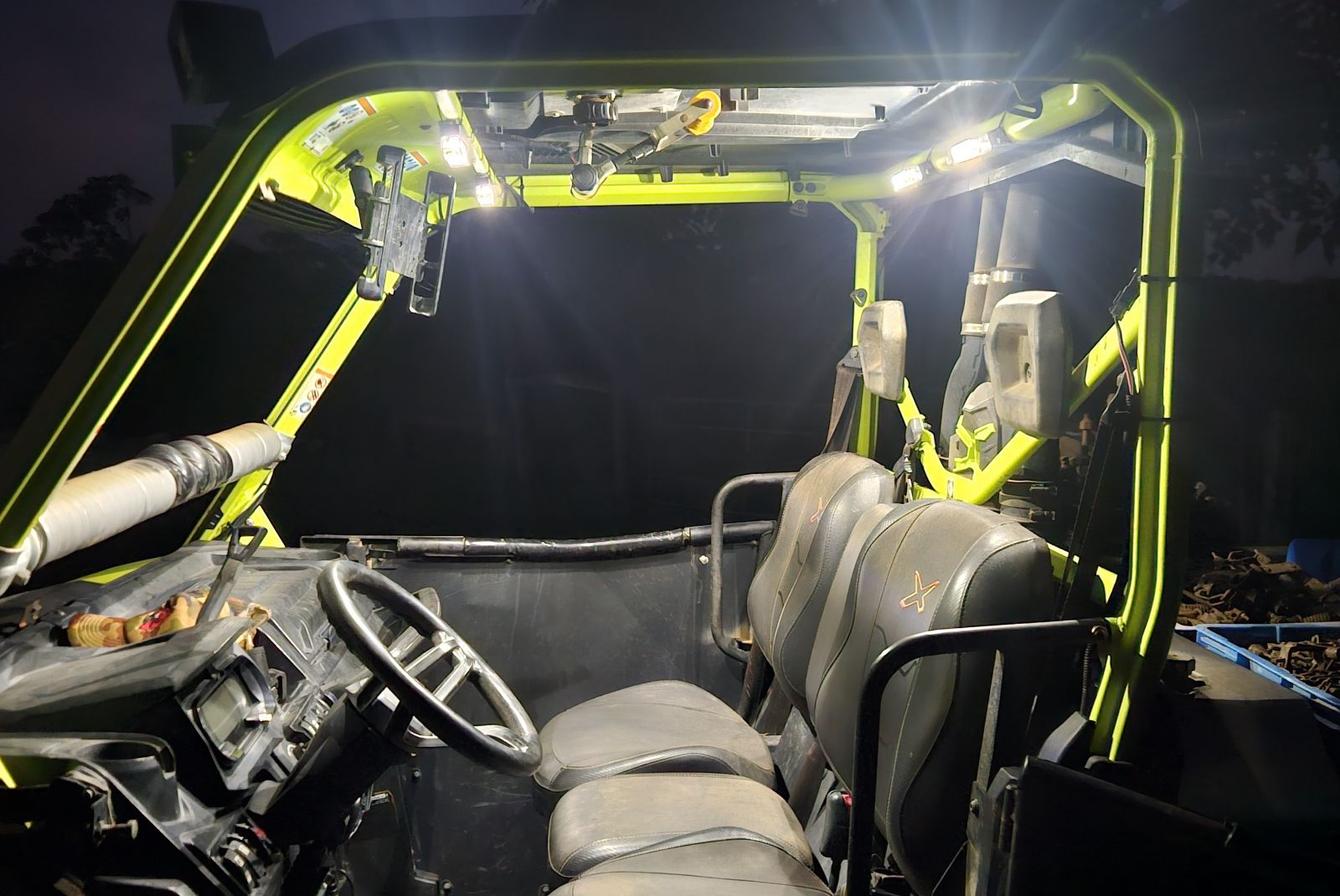 HuntLite Red and White LED Interior Light - Battery