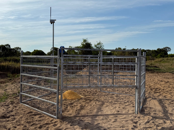 Remote Pig Trap Gate System with Camera & Phone Control (Includes Door)