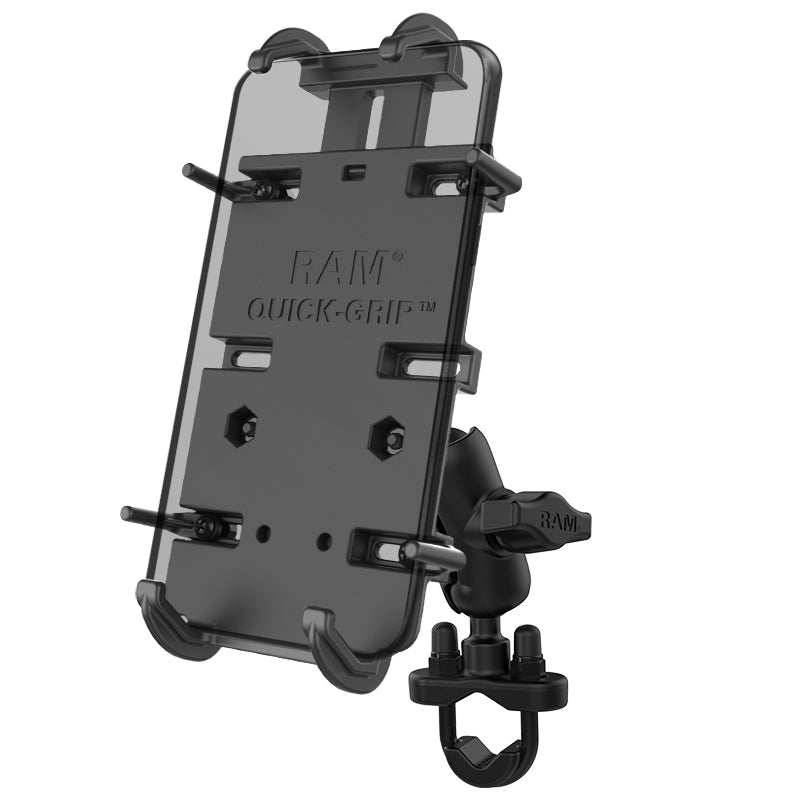 RAM-B-149Z-A-PD4U Quick-Grip XL phone mount with U-bolt base