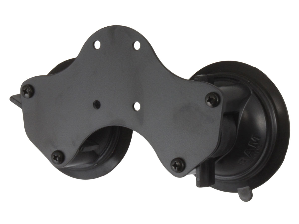 RAM Mounts RAM-B-189BU Twist-Lock Dual Suction Cup Base